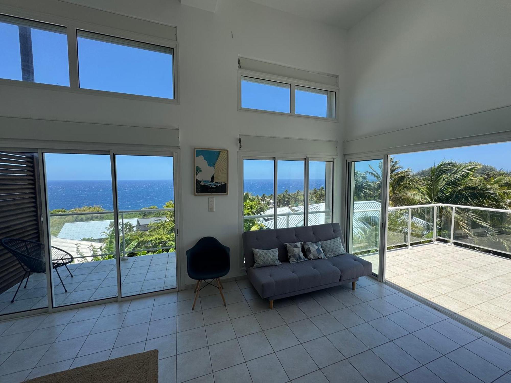 Grande Villa Au Calme - Vue Exceptionnelle - Climatisation - Piscine Sel Chauffee - Jardin Tropical Vincendo Bagian luar foto